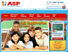 Tablet Screenshot of afterschoolprograms.com